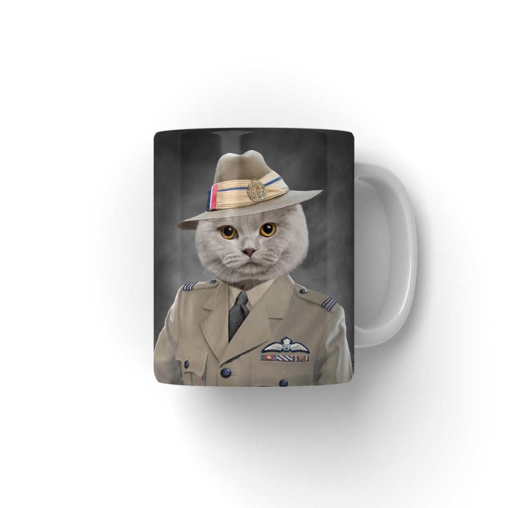 The Brigadier: Custom Pet Coffee Mug - Paw & Glory - Dog Portraits - Pet Portraits