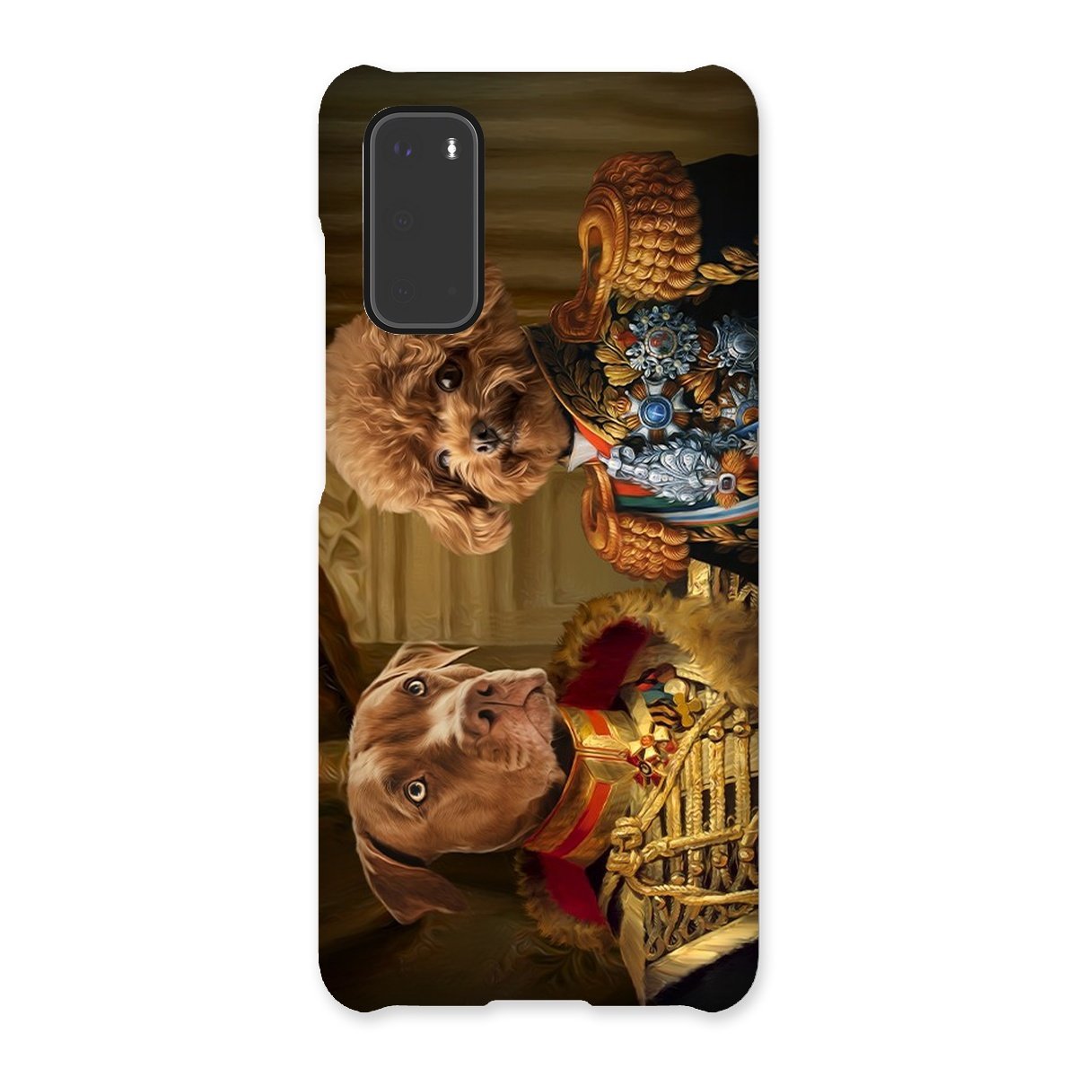 The Brothers In Arms: Custom Pet Phone Case - Paw & Glory - Dog Portraits - Pet Portraits