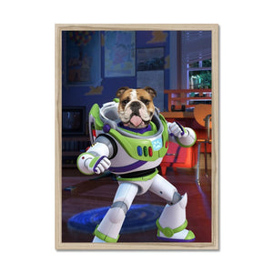 The Buzz (Toy Story Inspired): Custom Pet Portrait - Paw & Glory - Dog Portraits - Pet Portraits