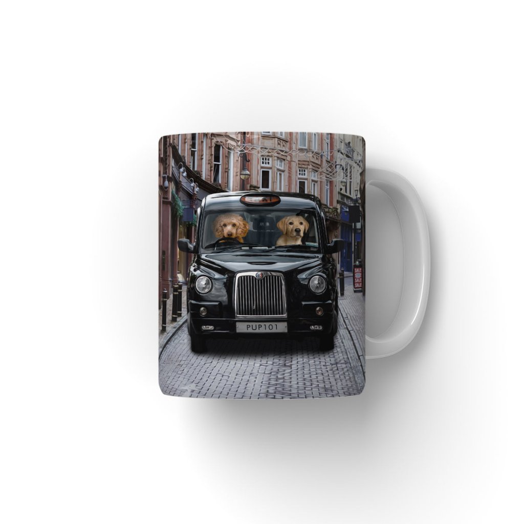 The Cabbie: Custom Pet Coffee Mug - Paw & Glory - Dog Portraits - Pet Portraits