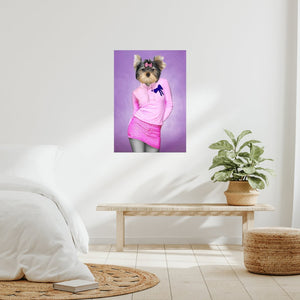 The Cady (Mean Girls Inspired): Custom Pet Poster - Paw & Glory - Dog Portraits - Pet Portraits