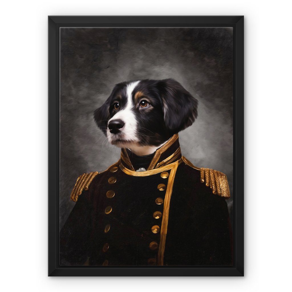 The Captain: Custom Pet Canvas - Paw & Glory - Dog Portraits - Pet Portraits