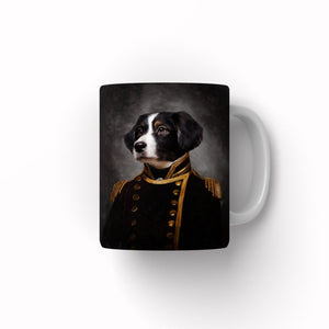 The Captain: Custom Pet Coffee Mug - Paw & Glory - Dog Portraits - Pet Portraits