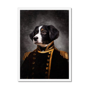 The Captain: Custom Pet Portrait - Paw & Glory - Dog Portraits - Pet Portraits