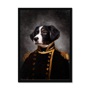 The Captain: Custom Pet Portrait - Paw & Glory - Dog Portraits - Pet Portraits