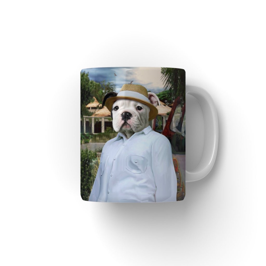 The CEO (Jurassic Park Inspired): Custom Pet Coffee Mug - Paw & Glory - Dog Portraits - Pet Portraits