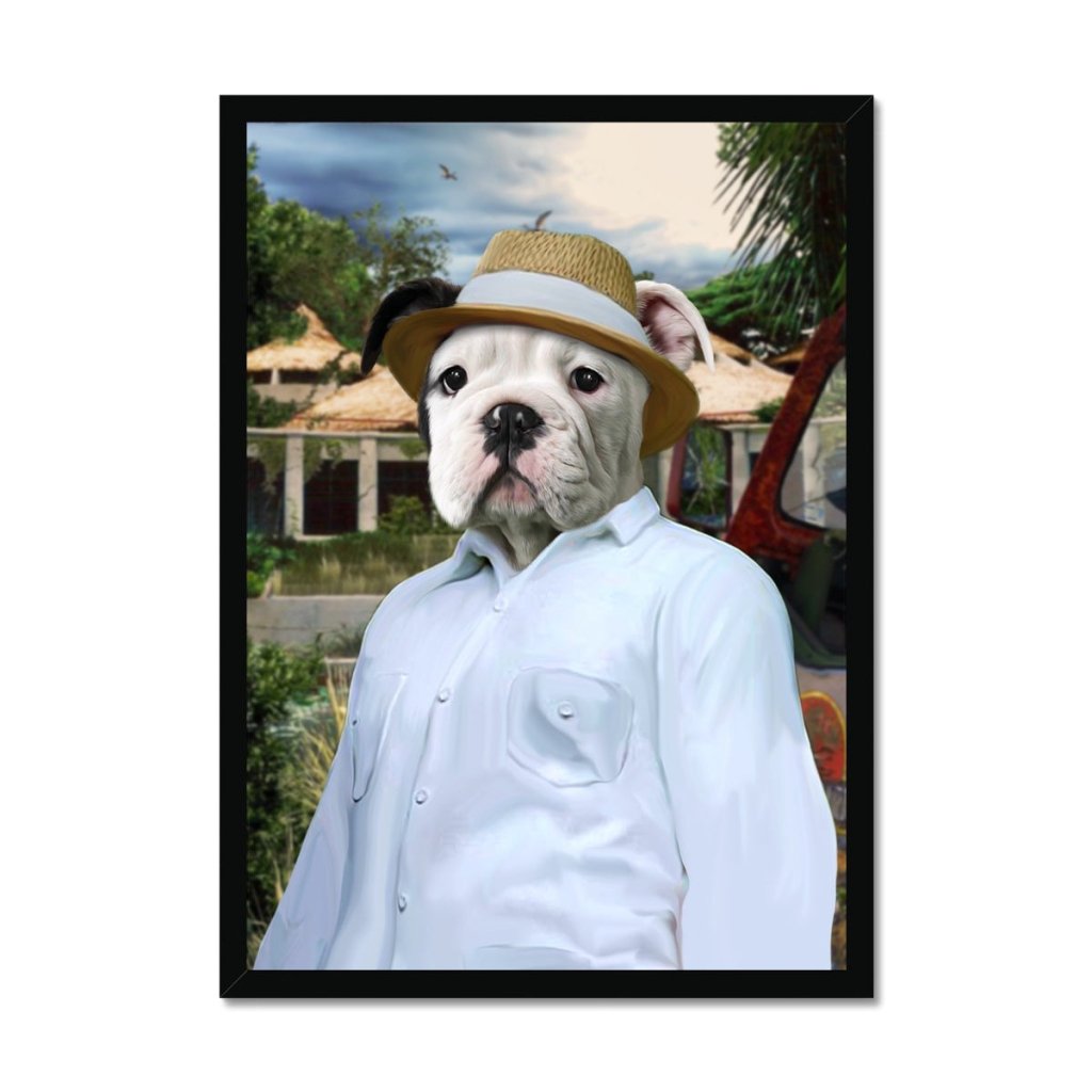 The CEO (Jurassic Park Inspired): Custom Pet Portrait - Paw & Glory - Dog Portraits - Pet Portraits