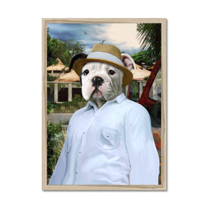 The CEO (Jurassic Park Inspired): Custom Pet Portrait - Paw & Glory - Dog Portraits - Pet Portraits