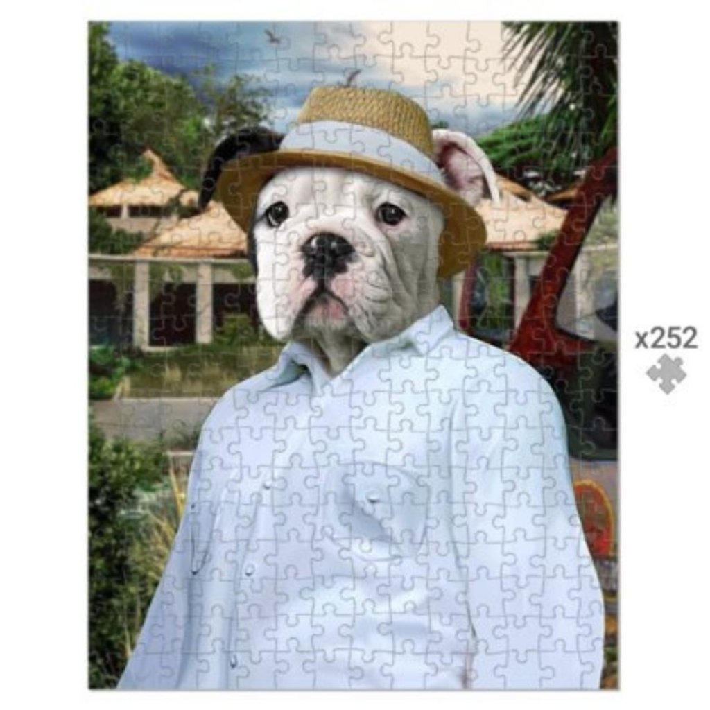 The CEO (Jurassic Park Inspired): Custom Pet Puzzle - Paw & Glory - Dog Portraits - Pet Portraits