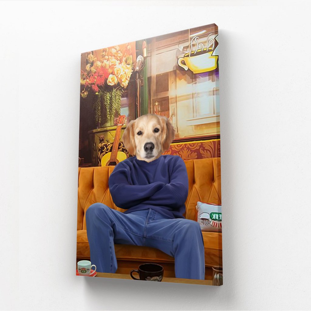 The Chandler (Friends Inspired): Custom Pet Canvas - Paw & Glory - Dog Portraits - Pet Portraits