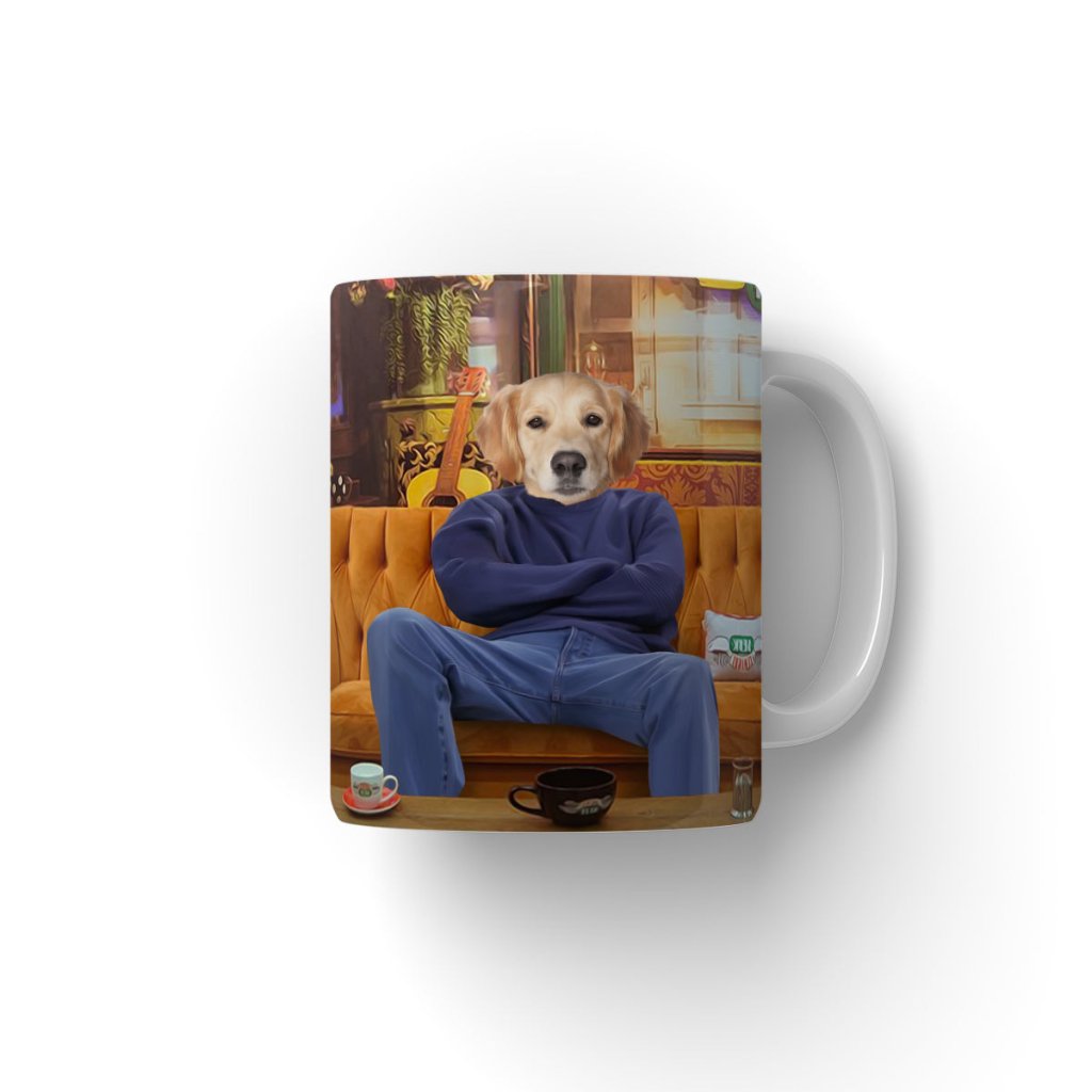 The Chandler (Friends Inspired): Custom Pet Coffee Mug - Paw & Glory - Dog Portraits - Pet Portraits