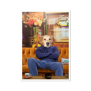 The Chandler (Friends Inspired): Custom Pet Poster - Paw & Glory - Dog Portraits - Pet Portraits