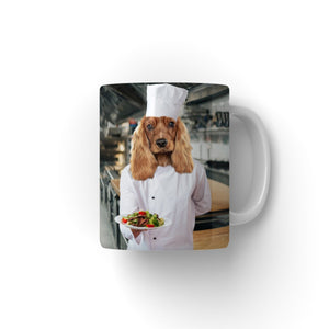 The Chef: Custom Pet Coffee Mug - Paw & Glory - Dog Portraits - Pet Portraits