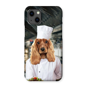 The Chef: Custom Pet Phone Case - Paw & Glory - Dog Portraits - Pet Portraits