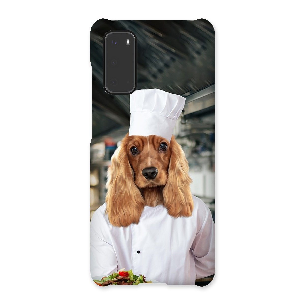 The Chef: Custom Pet Phone Case - Paw & Glory - Dog Portraits - Pet Portraits