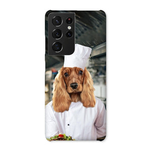 The Chef: Custom Pet Phone Case - Paw & Glory - Dog Portraits - Pet Portraits