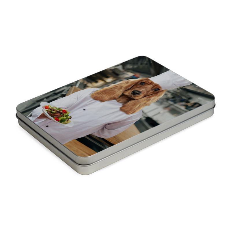 The Chef: Custom Pet Puzzle - Paw & Glory - Dog Portraits - Pet Portraits