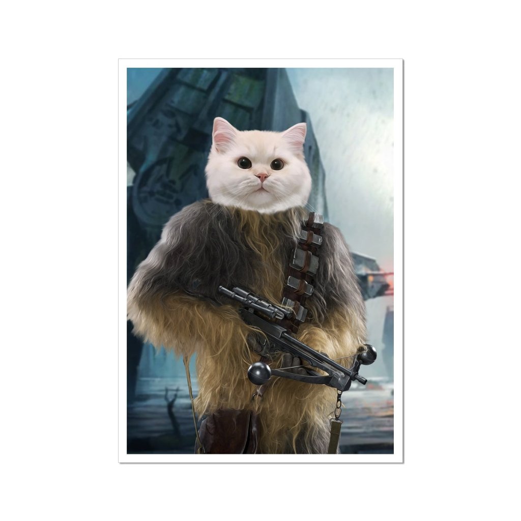 The Chewbacca (Star Wars Inspired): Custom Pet Portrait - Paw & Glory - Dog Portraits - Pet Portraits