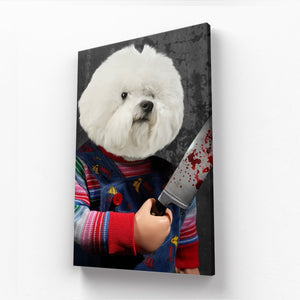 The Chuckie: Custom Pet Canvas - Paw & Glory - Dog Portraits - Pet Portraits