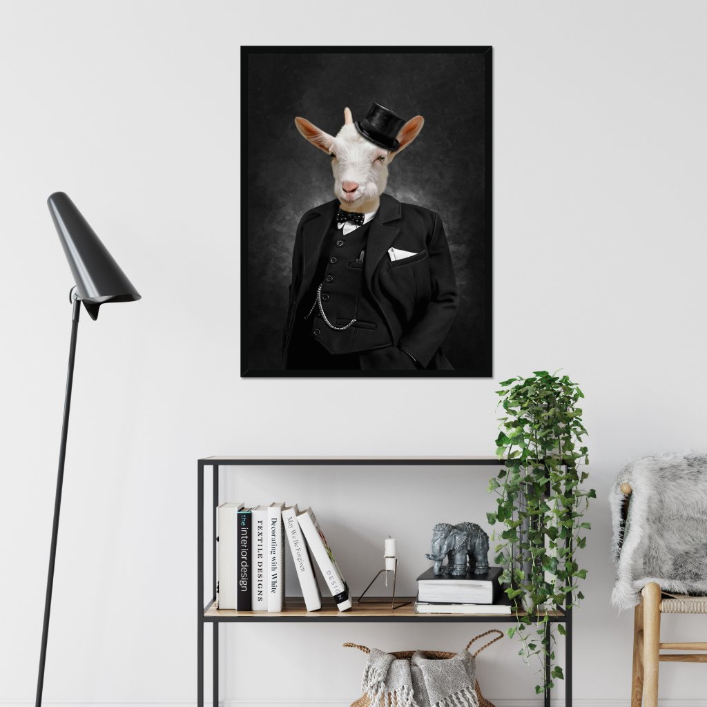 The Churchill: Animal Art Framed Portrait - Paw & Glory - Dog Portraits - Pet Portraits