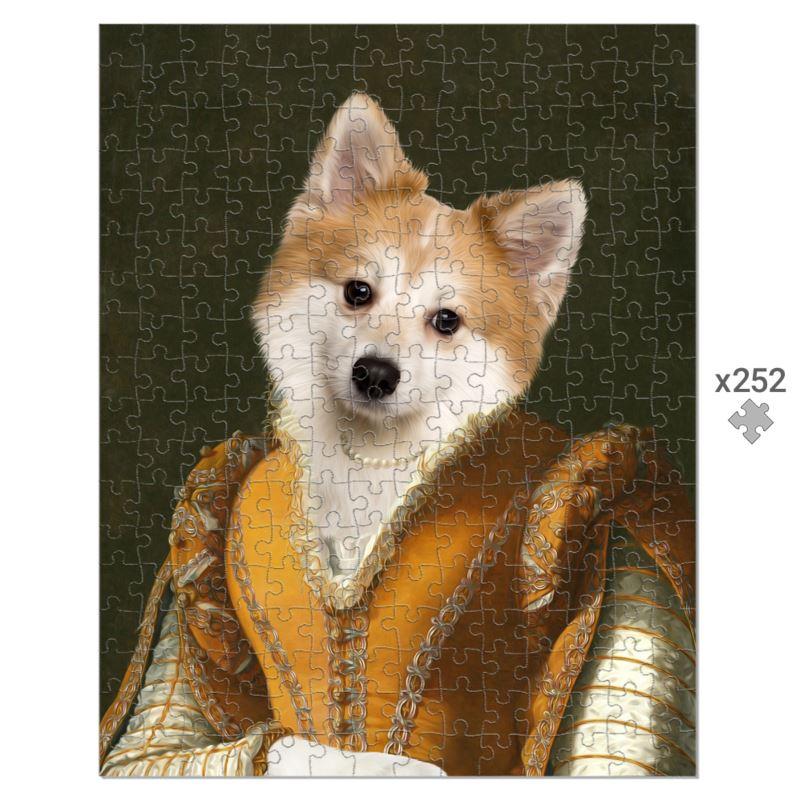 The Classy Lady: Custom Pet Puzzle - Paw & Glory - Dog Portraits - Pet Portraits