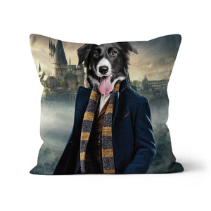 The Clever Wizard (Harry Potter Inspired): Custom Pet Pillow - Paw & Glory - Dog Portraits - Pet Portraits