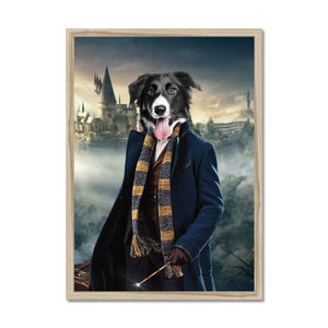 The Clever Wizard (Harry Potter Inspired): Custom Pet Portrait - Paw & Glory - Dog Portraits - Pet Portraits