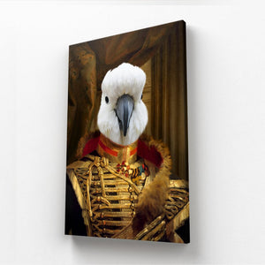 The Colonel: Animal Art Canvas - Paw & Glory - Dog Portraits - Pet Portraits