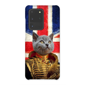 The Colonel British Flag Edition: Custom Pet Phone Case - Paw & Glory - Dog Portraits - Pet Portraits