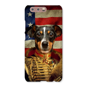 The Colonel USA Flag Edition: Custom Pet Snap Phone Case - Paw & Glory - Dog Portraits - Pet Portraits