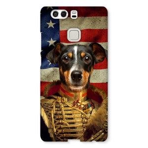 The Colonel USA Flag Edition: Custom Pet Snap Phone Case - Paw & Glory - Dog Portraits - Pet Portraits