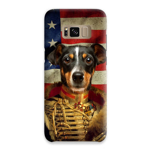 The Colonel USA Flag Edition: Custom Pet Snap Phone Case - Paw & Glory - Dog Portraits - Pet Portraits