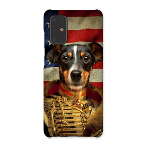 The Colonel USA Flag Edition: Custom Pet Snap Phone Case - Paw & Glory - Dog Portraits - Pet Portraits