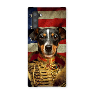 The Colonel USA Flag Edition: Custom Pet Snap Phone Case - Paw & Glory - Dog Portraits - Pet Portraits