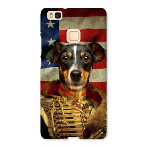 The Colonel USA Flag Edition: Custom Pet Snap Phone Case - Paw & Glory - Dog Portraits - Pet Portraits