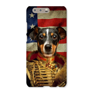 The Colonel USA Flag Edition: Custom Pet Snap Phone Case - Paw & Glory - Dog Portraits - Pet Portraits