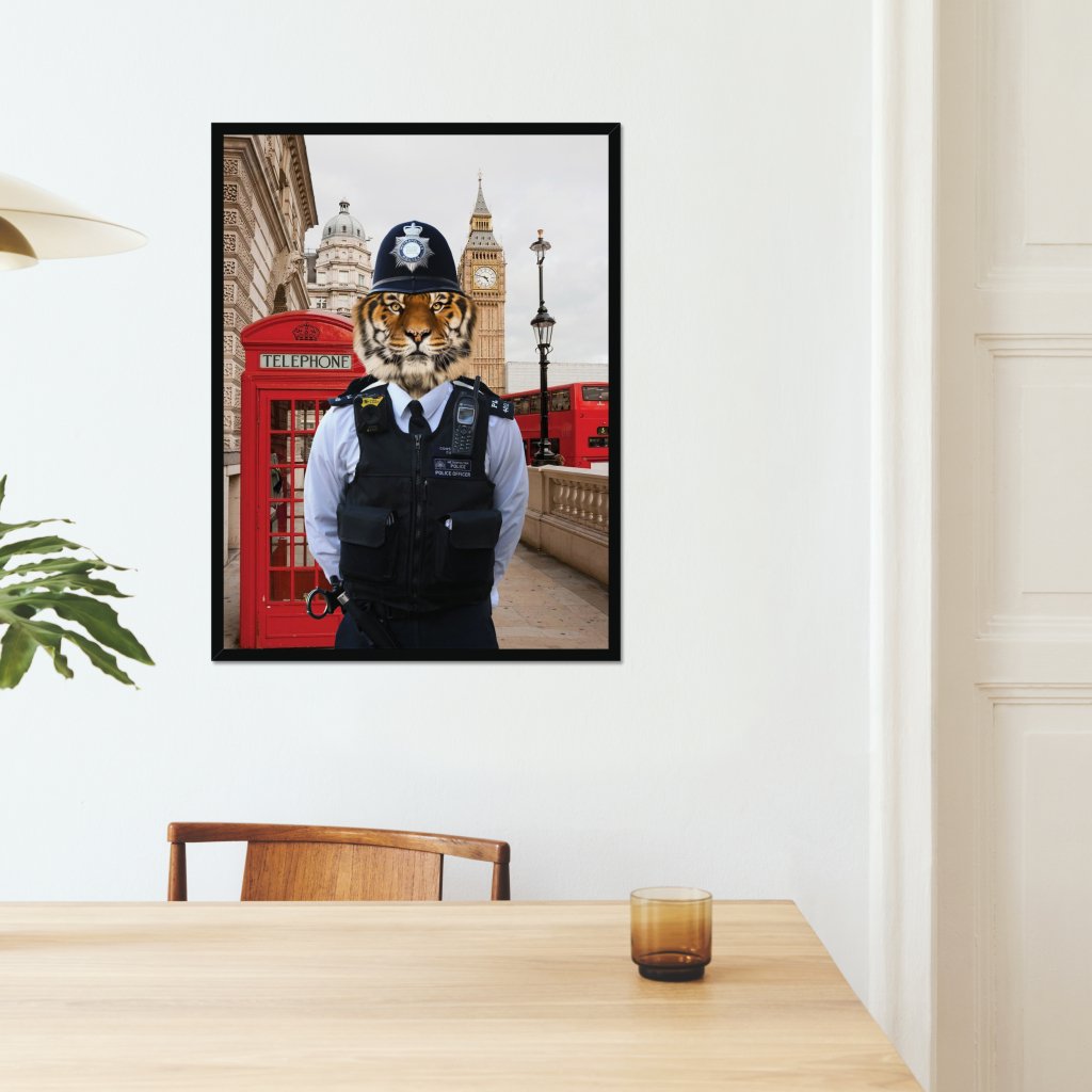 The Constable: Animal Art Framed Portrait - Paw & Glory - Dog Portraits - Pet Portraits