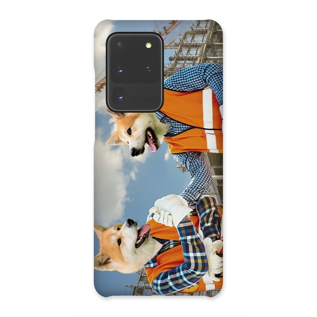 The Construction Workmates: Custom Pet Phone Case - Paw & Glory - Dog Portraits - Pet Portraits