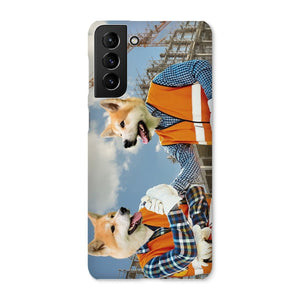 The Construction Workmates: Custom Pet Phone Case - Paw & Glory - Dog Portraits - Pet Portraits