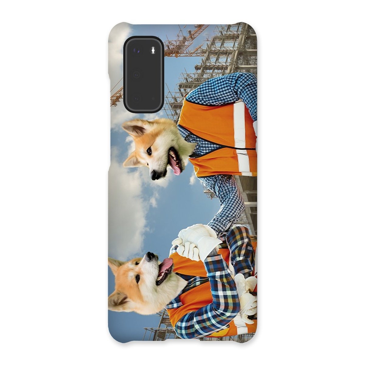 The Construction Workmates: Custom Pet Phone Case - Paw & Glory - Dog Portraits - Pet Portraits