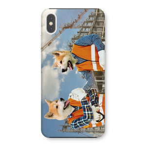 The Construction Workmates: Custom Pet Phone Case - Paw & Glory - Dog Portraits - Pet Portraits