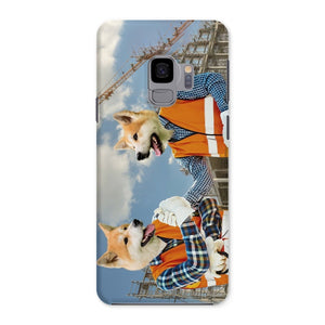 The Construction Workmates: Custom Pet Phone Case - Paw & Glory - Dog Portraits - Pet Portraits