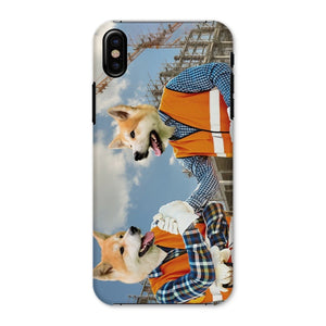 The Construction Workmates: Custom Pet Phone Case - Paw & Glory - Dog Portraits - Pet Portraits