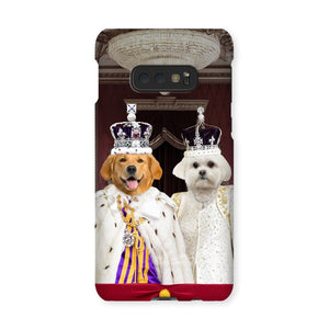 The Coronation Couple: Custom Pet Phone Case - Paw & Glory - Dog Portraits - Pet Portraits