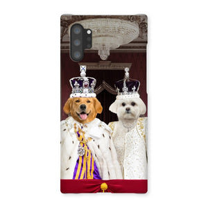 The Coronation Couple: Custom Pet Phone Case - Paw & Glory - Dog Portraits - Pet Portraits