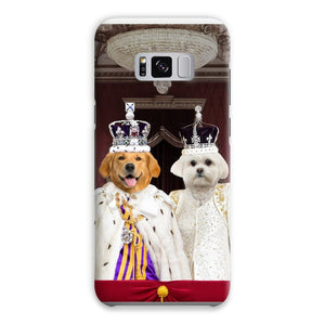 The Coronation Couple: Custom Pet Phone Case - Paw & Glory - Dog Portraits - Pet Portraits