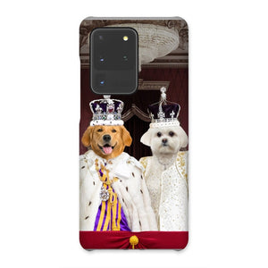 The Coronation Couple: Custom Pet Phone Case - Paw & Glory - Dog Portraits - Pet Portraits