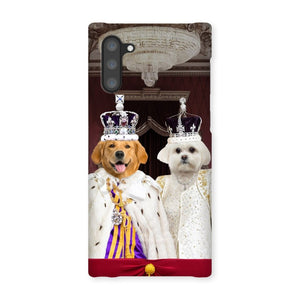 The Coronation Couple: Custom Pet Phone Case - Paw & Glory - Dog Portraits - Pet Portraits