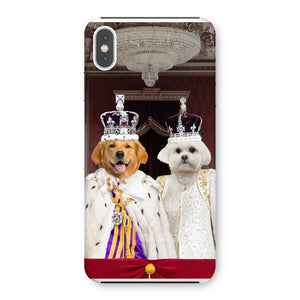 The Coronation Couple: Custom Pet Phone Case - Paw & Glory - Dog Portraits - Pet Portraits