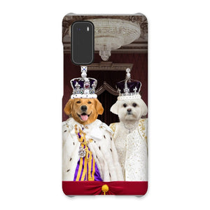 The Coronation Couple: Custom Pet Phone Case - Paw & Glory - Dog Portraits - Pet Portraits